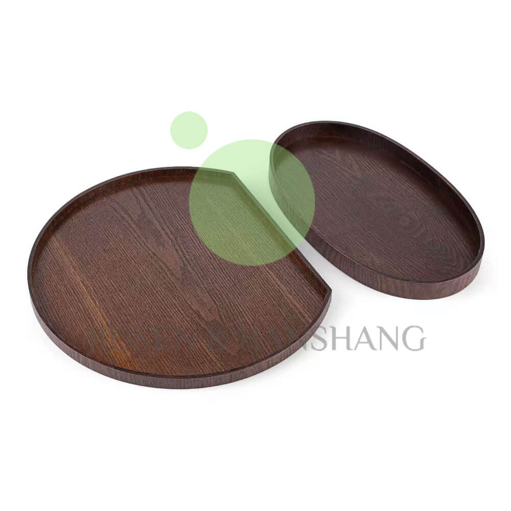 Solid wood plate