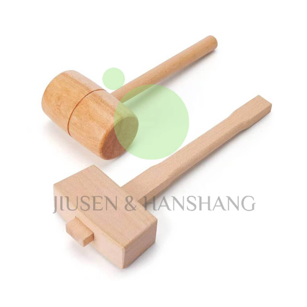 Solid wood mallet